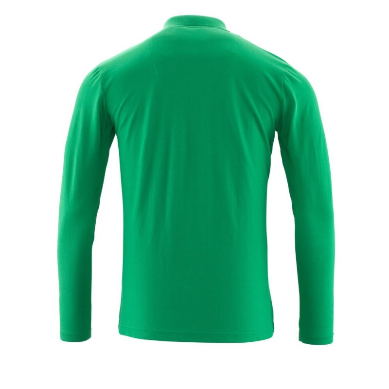 Mascot Crossover Prowash Polo Shirt Long-sleeved Grass Green