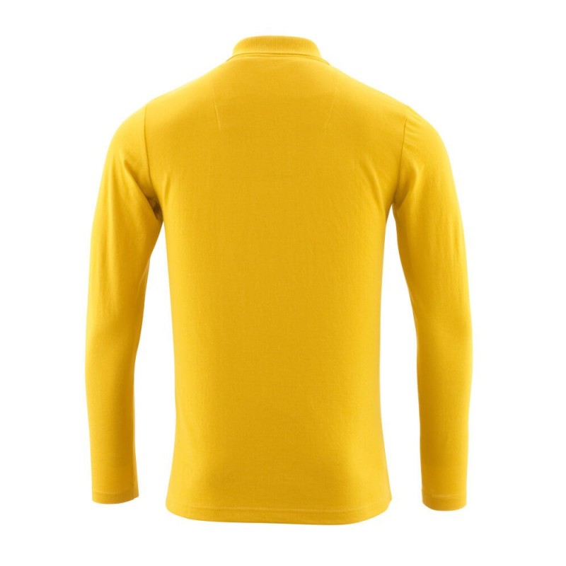 Mascot Crossover Prowash Polo Shirt Long-sleeved Curry Gold
