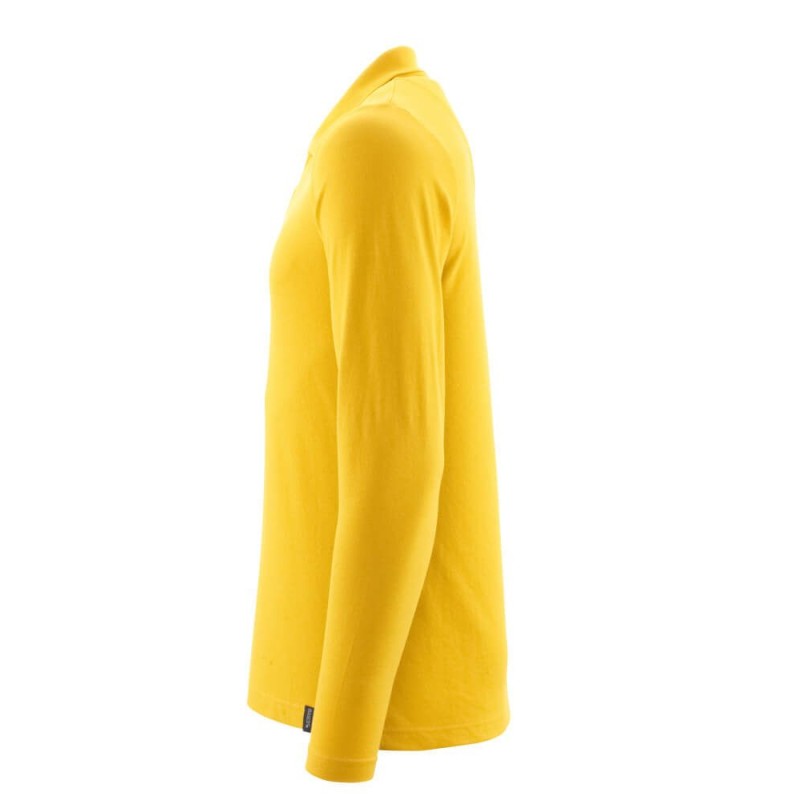 Mascot Crossover Prowash Polo Shirt Long-sleeved Curry Gold