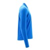 Mascot Crossover Prowash Polo Shirt Long-sleeved Azure Blue