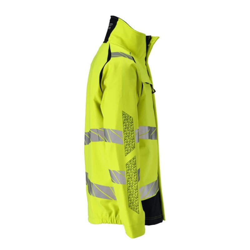 Mascot Accelerate 21002 Hi-Vis Yellow / Dark Navy Softshell Jacket