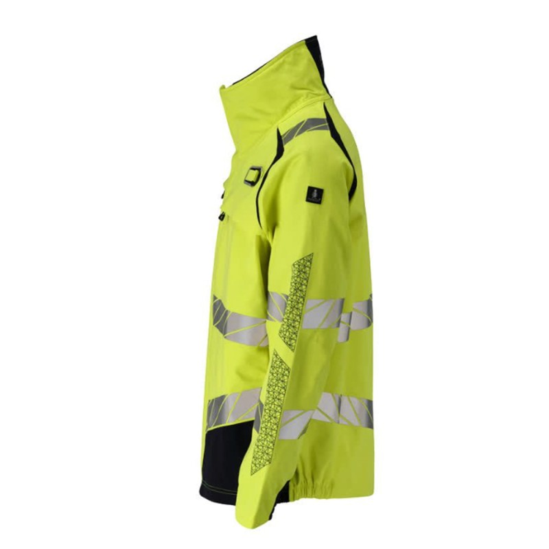 Mascot Accelerate 21309 Flame Retardant Jacket Hi-Vis Yellow / Dark Navy