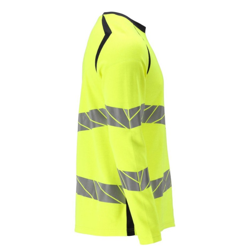 Mascot Accelerate Multisafe 21381 Long Sleeve T-Shirt Hi-Vis Yellow