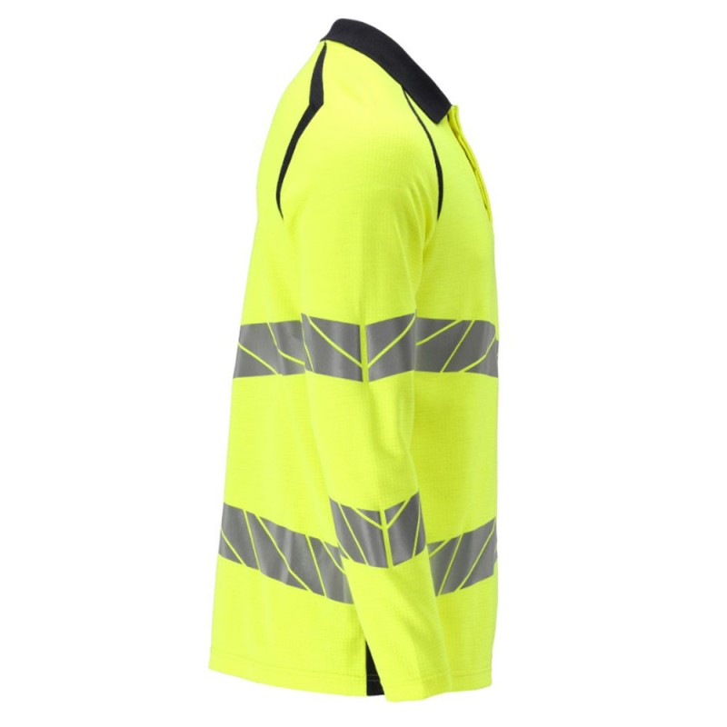 Mascot Accelerate Multisafe 21383 Polo Shirt Hi-Vis Yellow