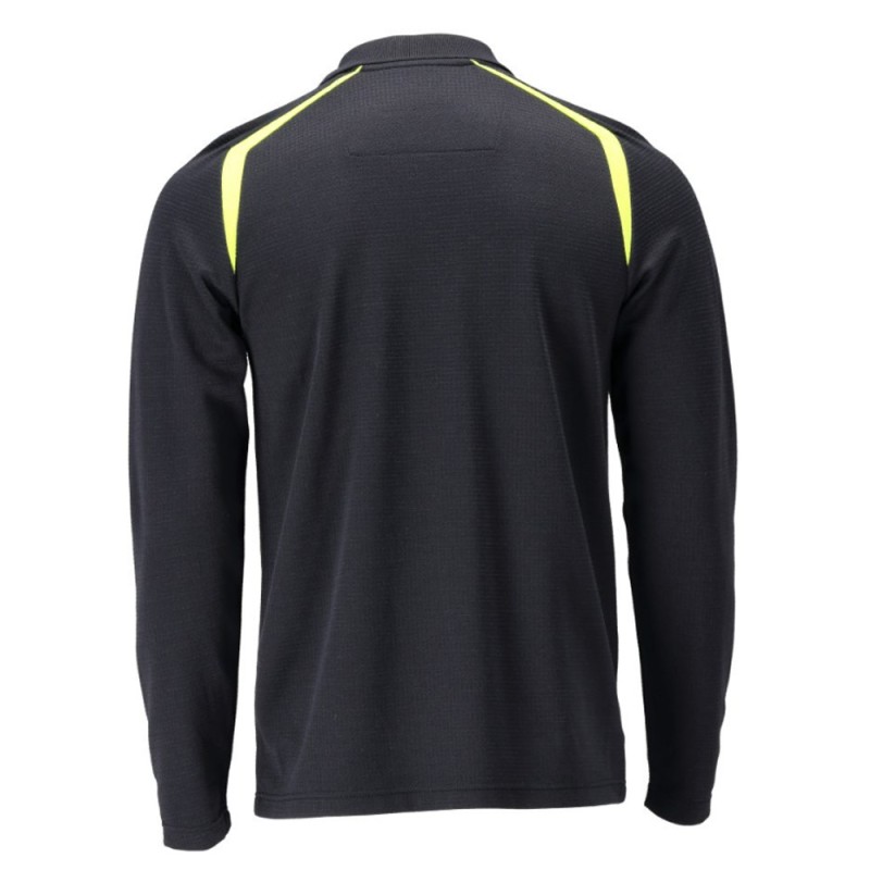 Mascot Accelerate Multisafe 21583 Polo Shirt Navy Hi-Vis Yellow