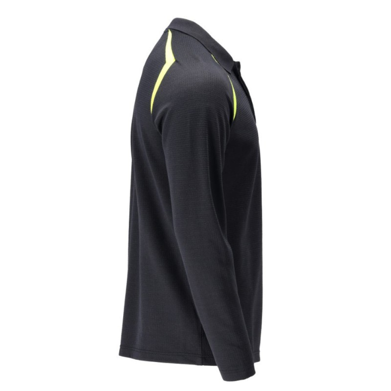 Mascot Accelerate Multisafe 21583 Polo Shirt Navy Hi-Vis Yellow