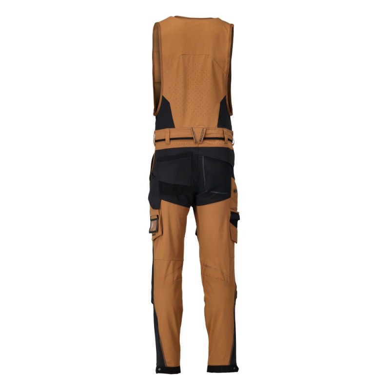 Mascot Customized 22069 Combi Suits Nut Brown / Black