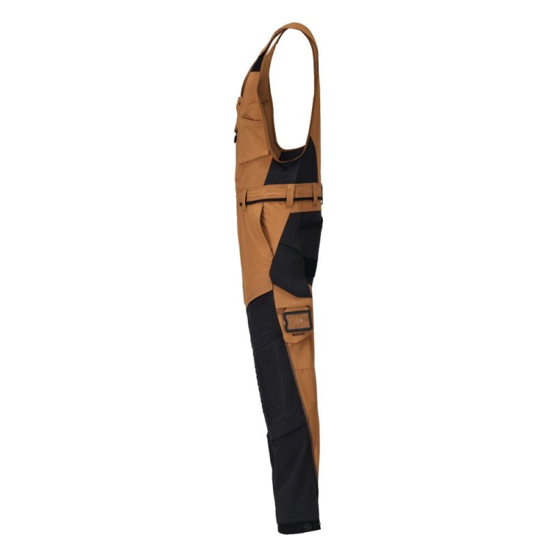 Mascot Customized 22069 Combi Suits Nut Brown / Black