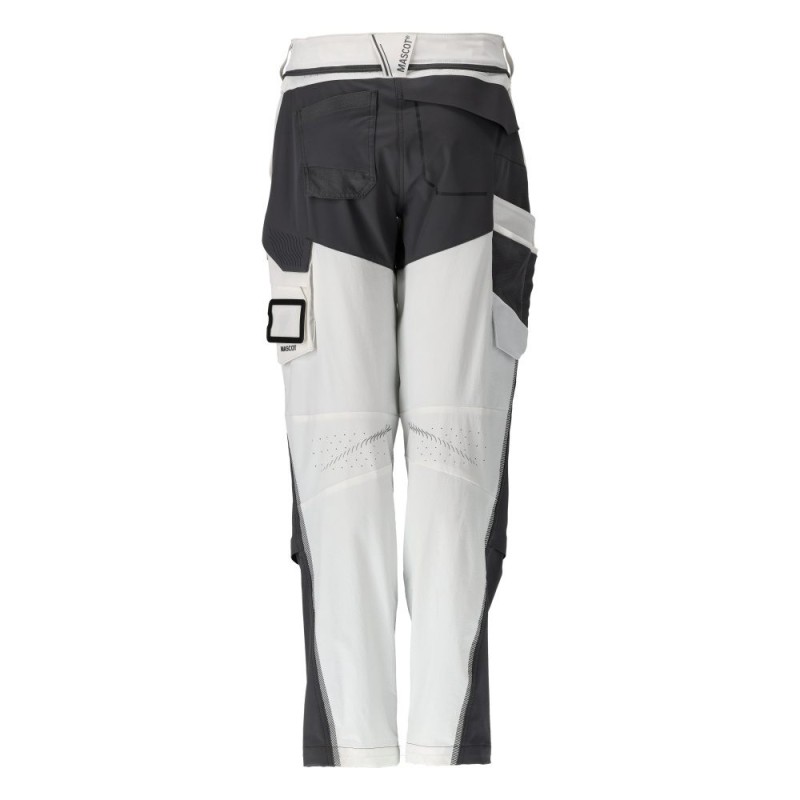 Mascot Customized 22078 White / Stone Grey Trousers