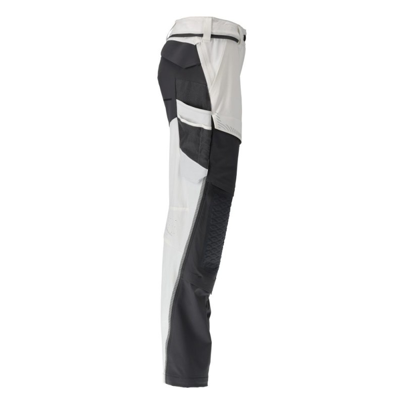 Mascot Customized 22078 White / Stone Grey Trousers