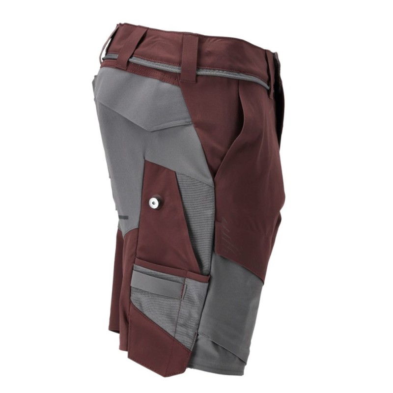 Mascot Customized 22149 Stretch Shorts Bordeaux/Grey