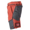 Mascot Customized 22149 Stretch Shorts Red/Grey