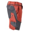 Mascot Customized 22149 Stretch Shorts Red/Grey