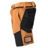 Mascot Customized 22149 Stretch Shorts Brown/Black