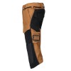 Mascot Customized 22249 3/4 Length Trousers With Kneepad Pockets Brown
