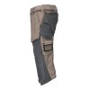 Mascot Customized 22249 3/4 Length Trousers With Kneepad Pockets Sand Grey