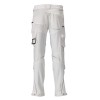 Mascot Customized 22279 Pants With Kneepad Pockets White
