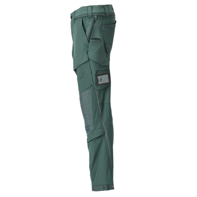 Mascot Customized 22279 Pants With Kneepad Pockets Green