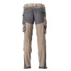 Mascot Customized 22279 Pants With Kneepad Pockets Sand/Grey