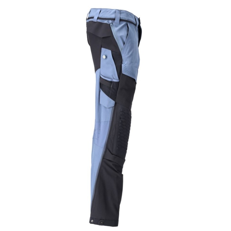 Mascot Customized 22279 Pants With Kneepad Pockets Blue/Navy