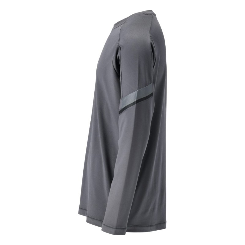 Mascot Customized 22281 Long Sleeve T-Shirt Stone Grey