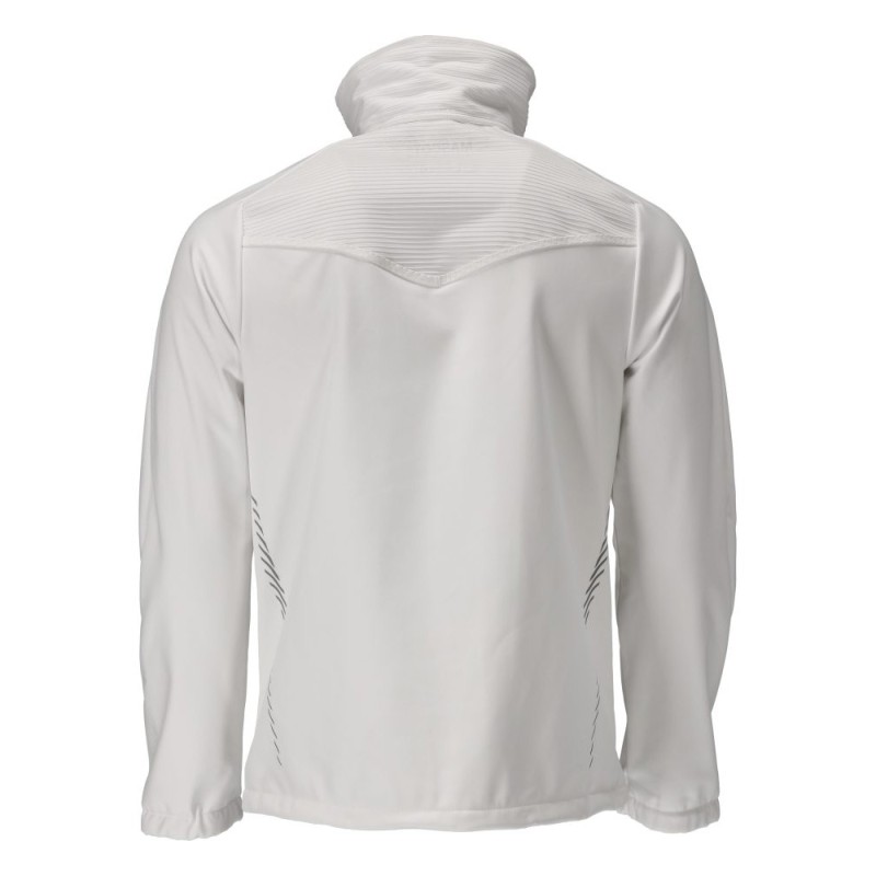 Mascot Customized 22302 Softshell Jacket White