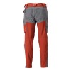 Mascot Customized 22379 Pants With Kneepad Pockets Red/Grey