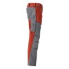 Mascot Customized 22379 Pants With Kneepad Pockets Red/Grey