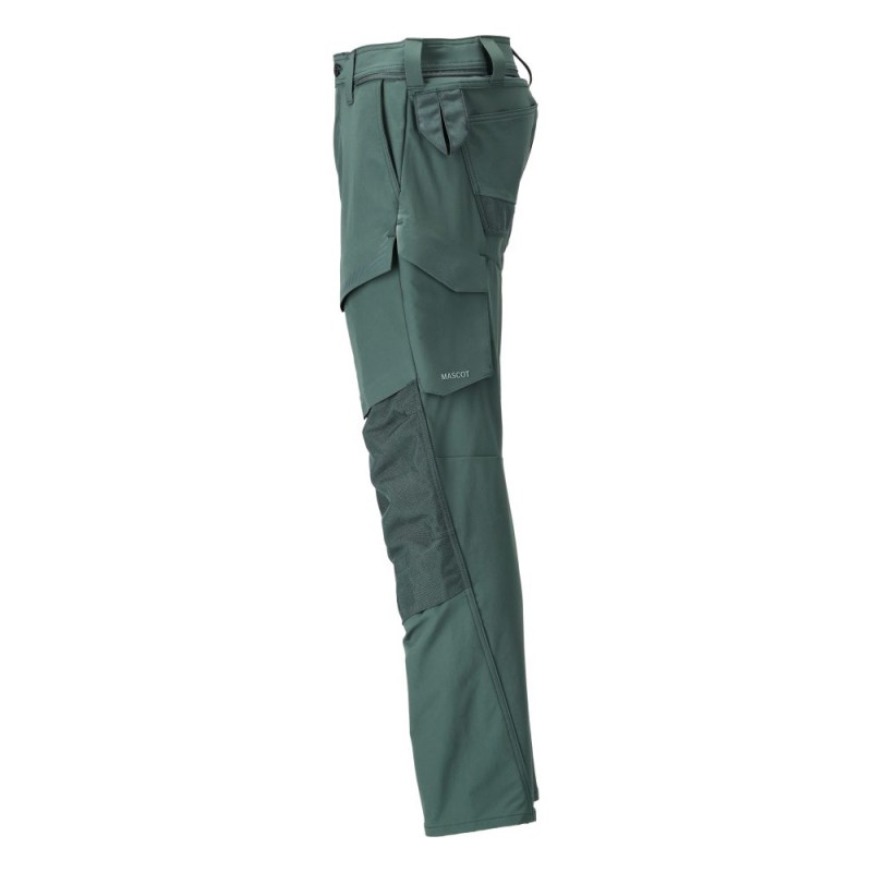Mascot Customized 22379 Pants With Kneepad Pockets Green