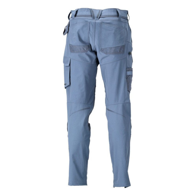 Mascot Customized 22379 Pants With Kneepad Pockets Blue