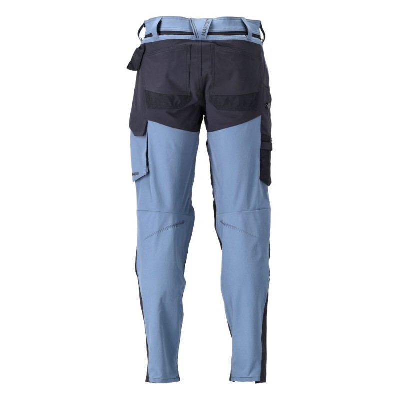 Mascot Customized 22379 Pants With Kneepad Pockets Blue/Navy