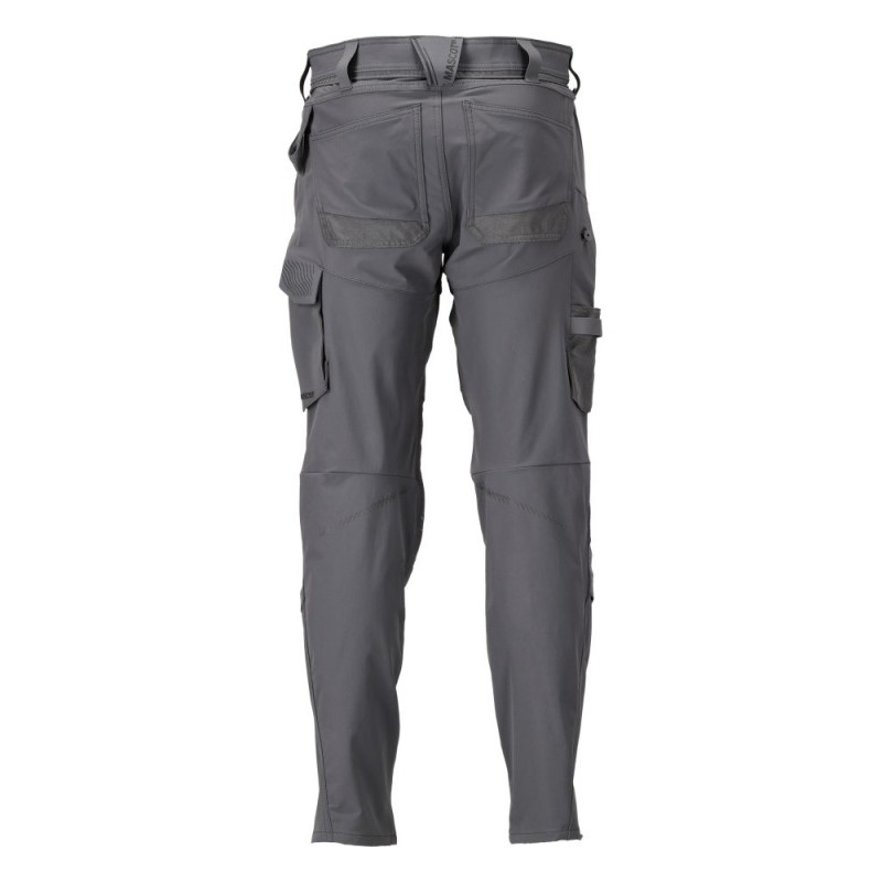 Mascot Customized 22379 Pants With Kneepad Pockets Grey