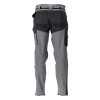Mascot Customized 22379 Pants With Kneepad Pockets Grey/Black