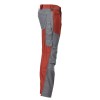 Mascot Customized 22479 Trousers With Kneepad Pockets Red Autumn Stone Grey