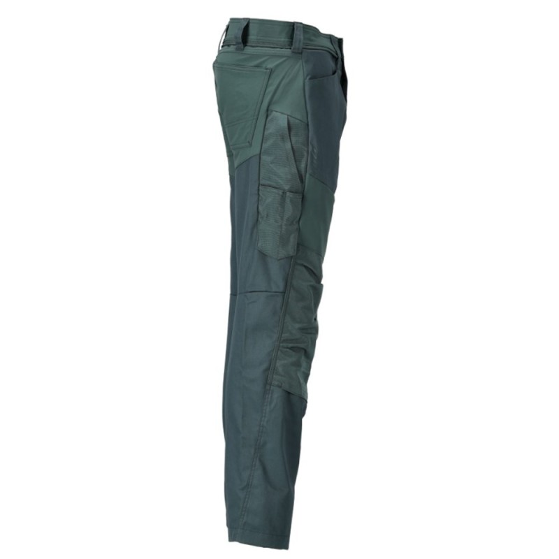 Mascot Customized 22479 Trousers With Kneepad Pockets Forest Green