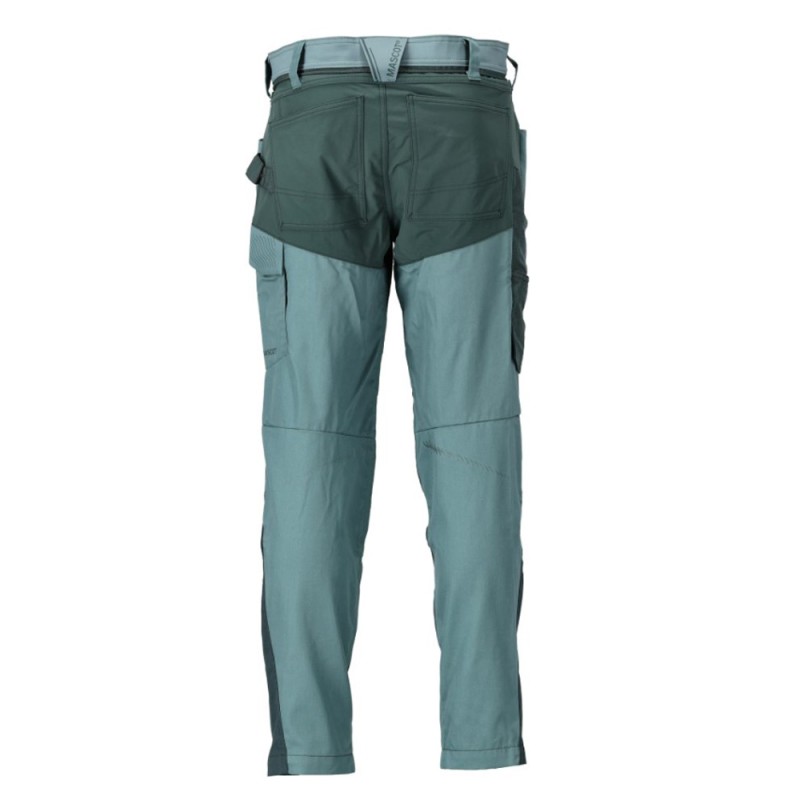 Mascot Customized 22479 Trousers With Kneepad Pockets Light Forest Green Forest Green