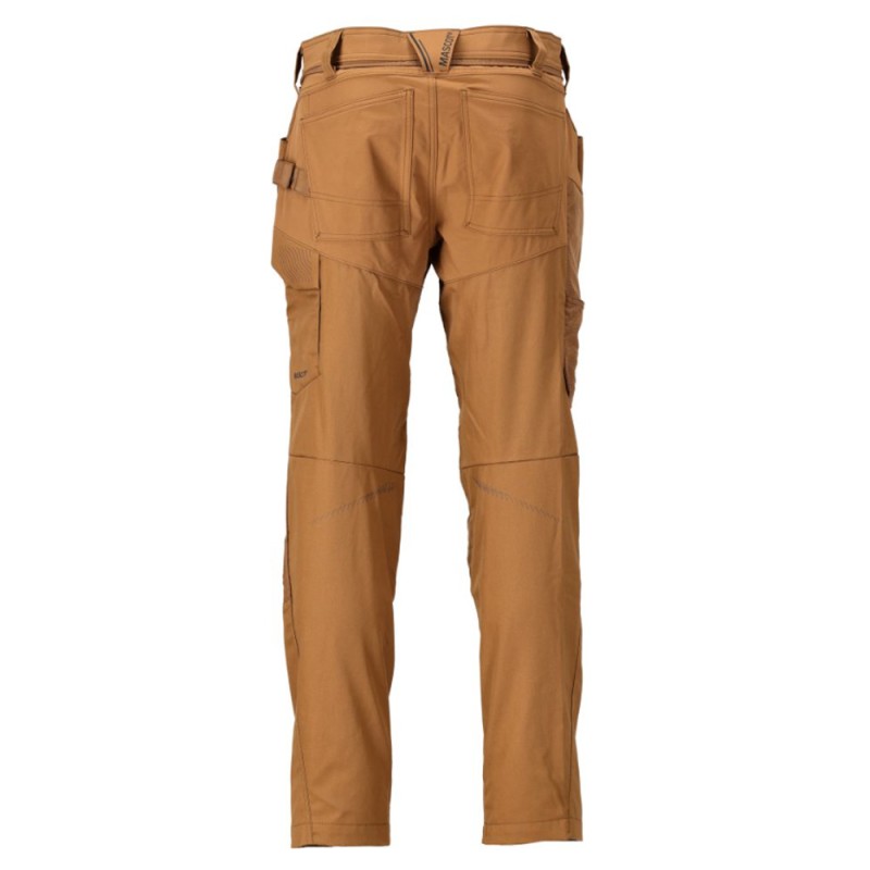 Mascot Customized 22479 Trousers With Kneepad Pockets Nut Brown