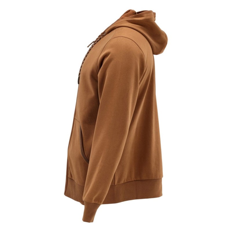 Mascot Customized 22486 Zip Hoodies Nut Brown