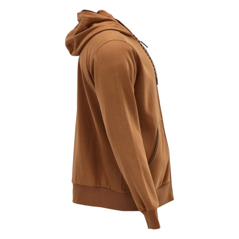 Mascot Customized 22486 Zip Hoodies Nut Brown