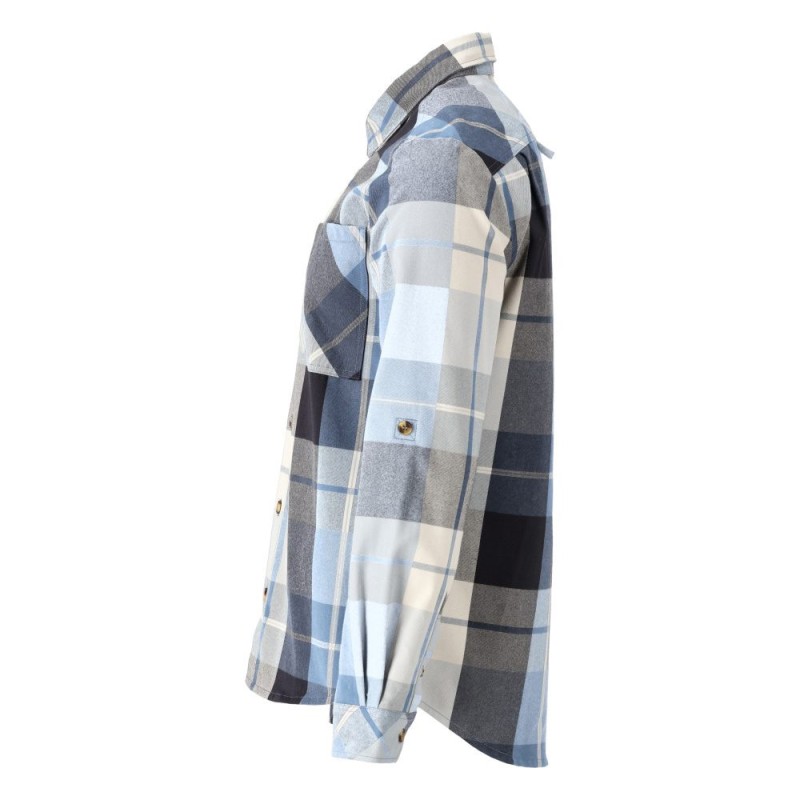 Mascot Customized 22904 Flannel Shirt Dark Navy Checked