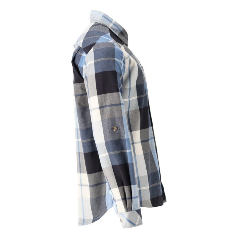 Mascot Customized 22904 Flannel Shirt Dark Navy Checked