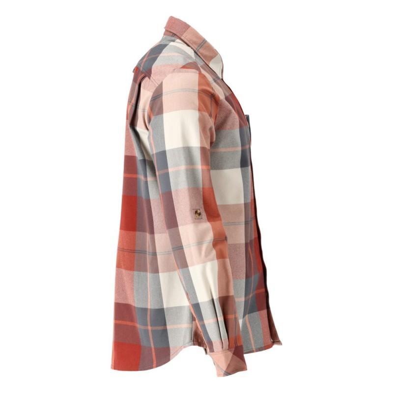 Mascot Customized 22904 Flannel Shirt Red Checked