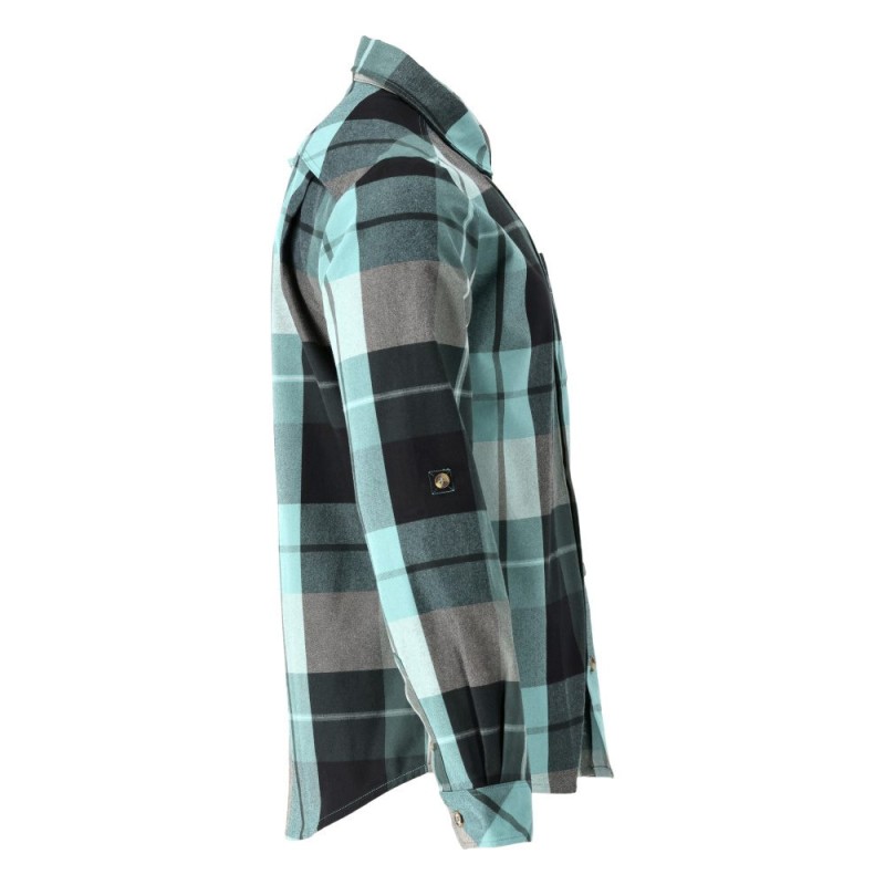 Mascot Customized 22904 Flannel Shirt Green Checked