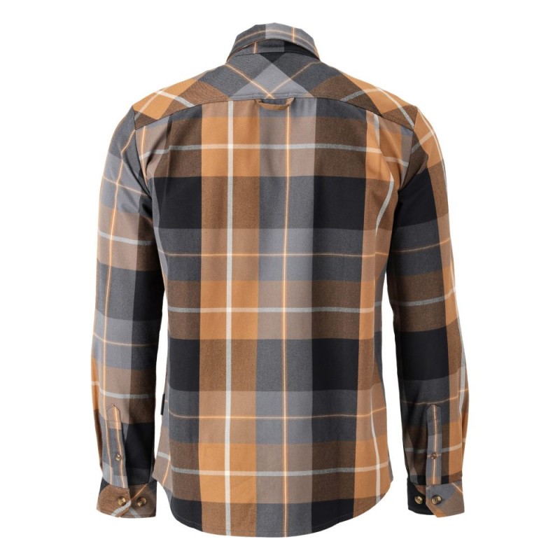Mascot Customized 22904 Flannel Shirt Brown Checked