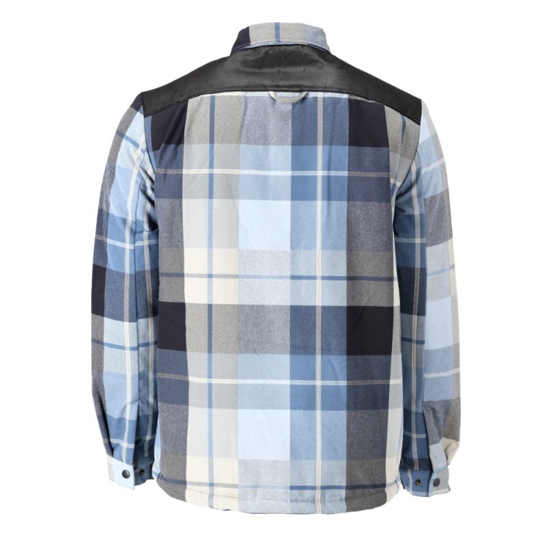 Mascot Customized 23104 Flannel Shirt Navy Checked