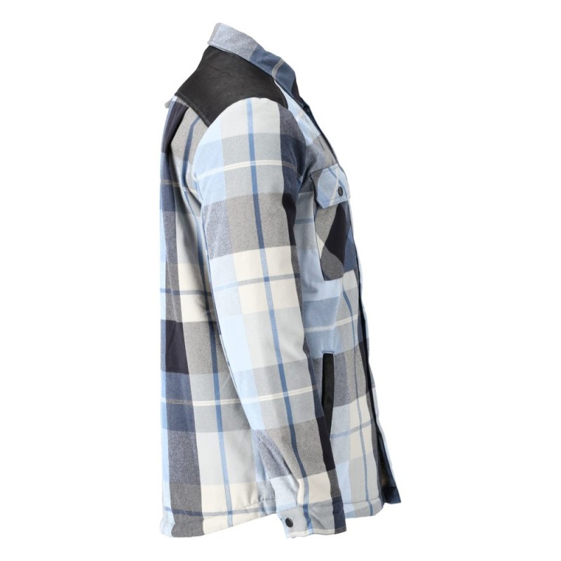 Mascot Customized 23104 Flannel Shirt Navy Checked