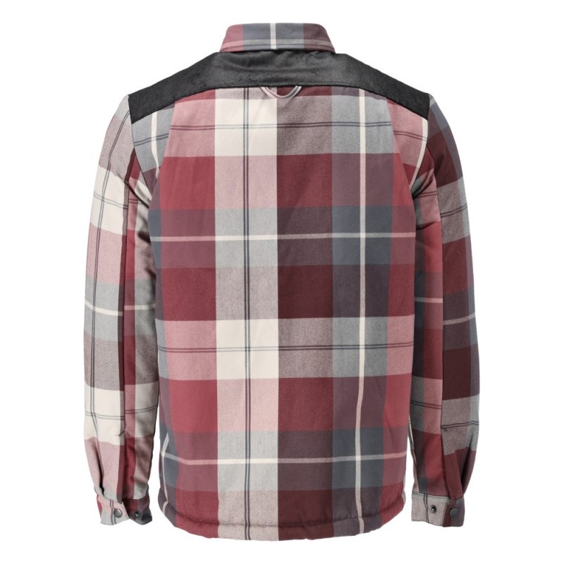 Mascot Customized 23104 Flannel Shirt Bordeaux Checked