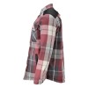Mascot Customized 23104 Flannel Shirt Bordeaux Checked