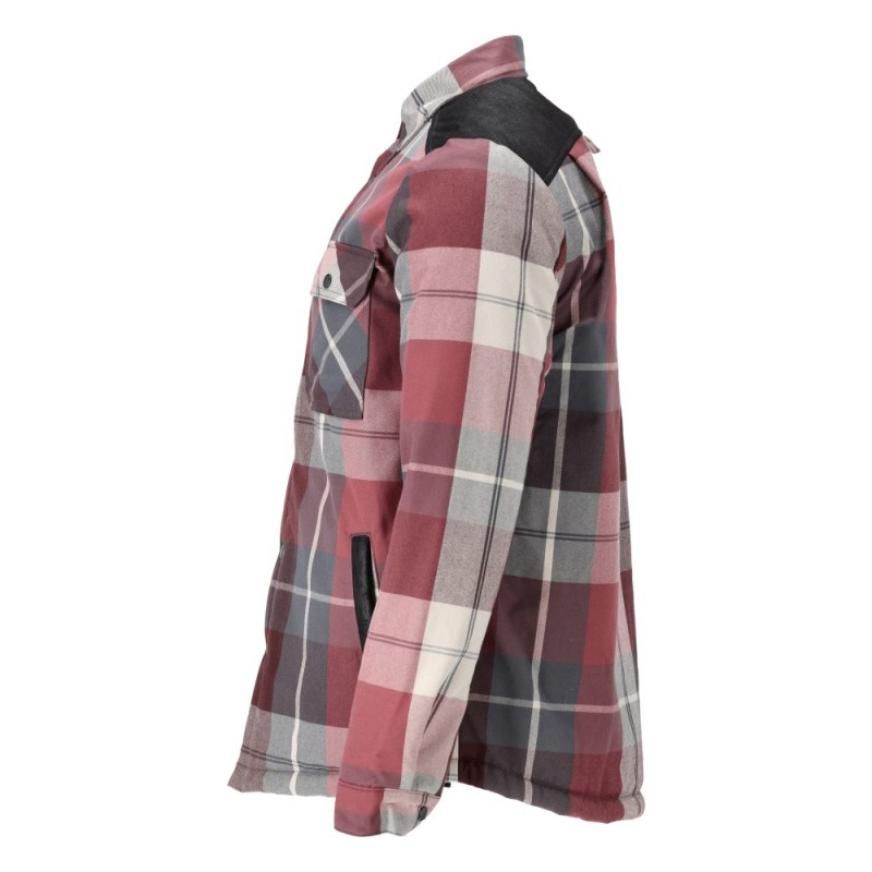 Mascot Customized 23104 Flannel Shirt Bordeaux Checked