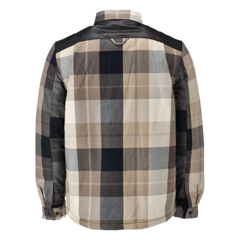 Mascot Customized 23104 Flannel Shirt Dark Sand Checked